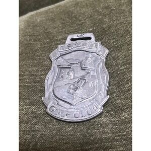 Vintage CMC Tralee Golf Club Pewter Bag Tag Ireland